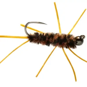 Fulling Mill Nymphe - Pat's Black/Tan Jiggy Barbless-                                                                                                                                                                                                                        8