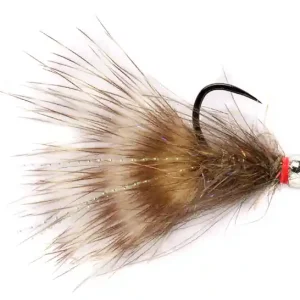 Fulling Mill Streamer - CDC Jig Streamer Minnow Barbless- 12
