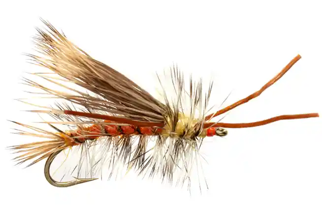 Fulling Mill Trockenfliege - Sparkle Stimulator Orange- 8