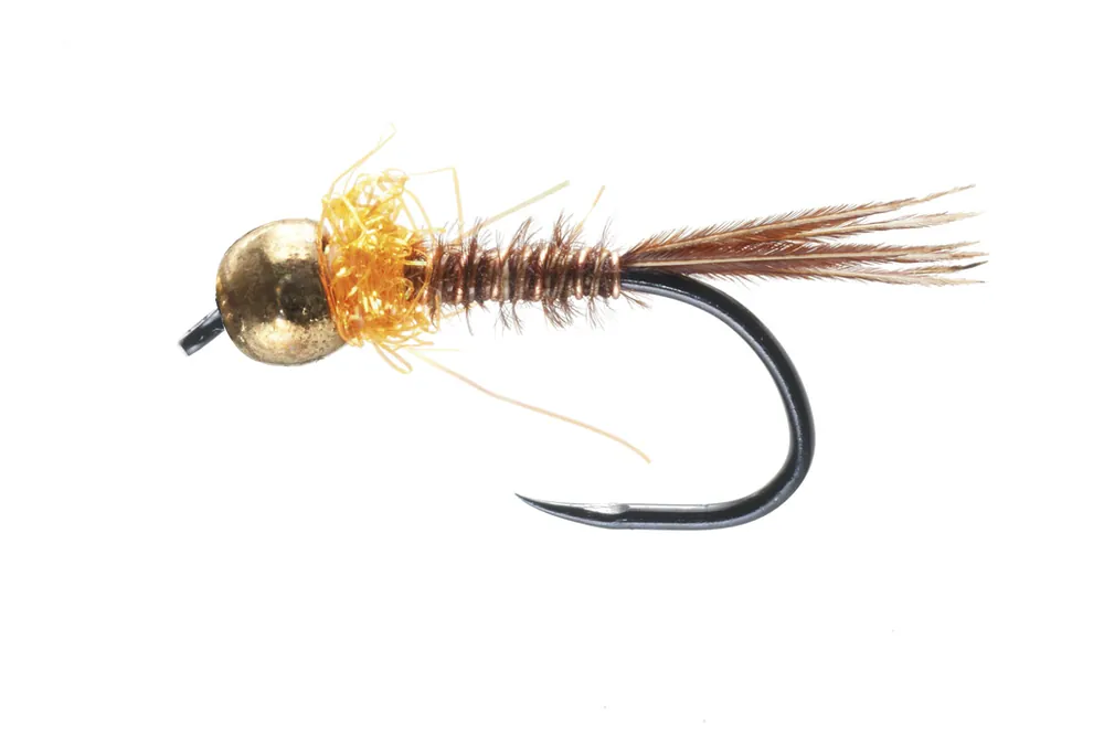 Soldarini Fly Tackle Tungsten Nymphe - Pheasant Tail Spectra 94 Orange- 14