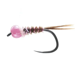 Soldarini Fly Tackle Tungsten Nymphe - Pheasant Tail Pink Bead- 14