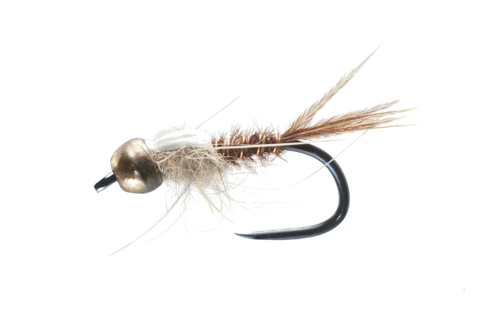 Soldarini Tungsten Nymphe - Pheasant Tail White Black- 16
