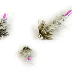 Frödin Flies Tubenfliege Loose Body Series - Silver & Silver Tubenfliegen Set-