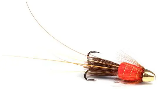 Guideline Tubenfliege Red Frances Cone Brass- Small