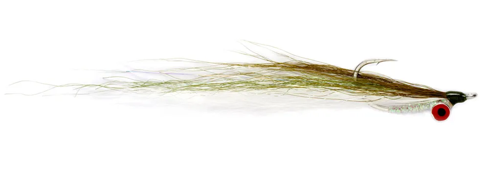 Fulling Mill Streamer - Salty Clouser olive-