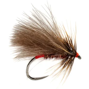 Fulling Mill Trockenfliege - Roza's Red Butt Caddis Barbless-