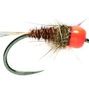Fulling Mill Nymphe - Tungsten Orange Head Mary Barbless-