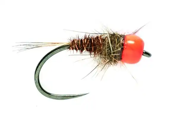Fulling Mill Nymphe - Tungsten Orange Head Mary Barbless-