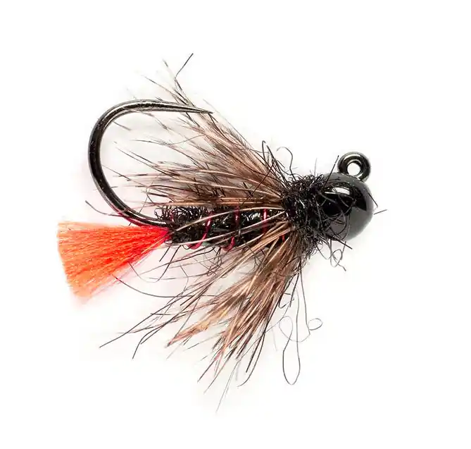 Fulling Mill Nymphe - Tungsten KJ Flashback Red Tag Jig Barbless-