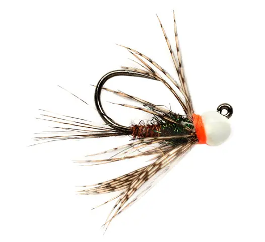 Fulling Mill Nymphe - White Bead PT Jig Barbless-
