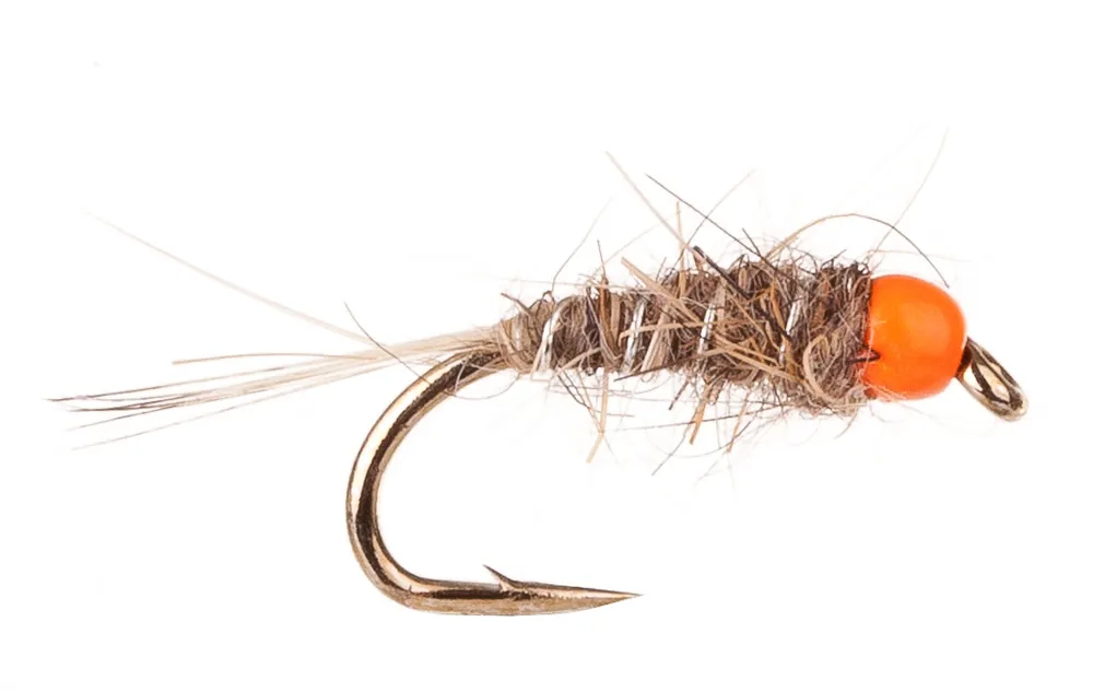 Fulling Mill Nymphe - Hare's Ear Orange Head-