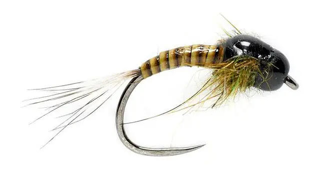 Fulling Mill Nymphe - Olive Quill Nymph Barbless-