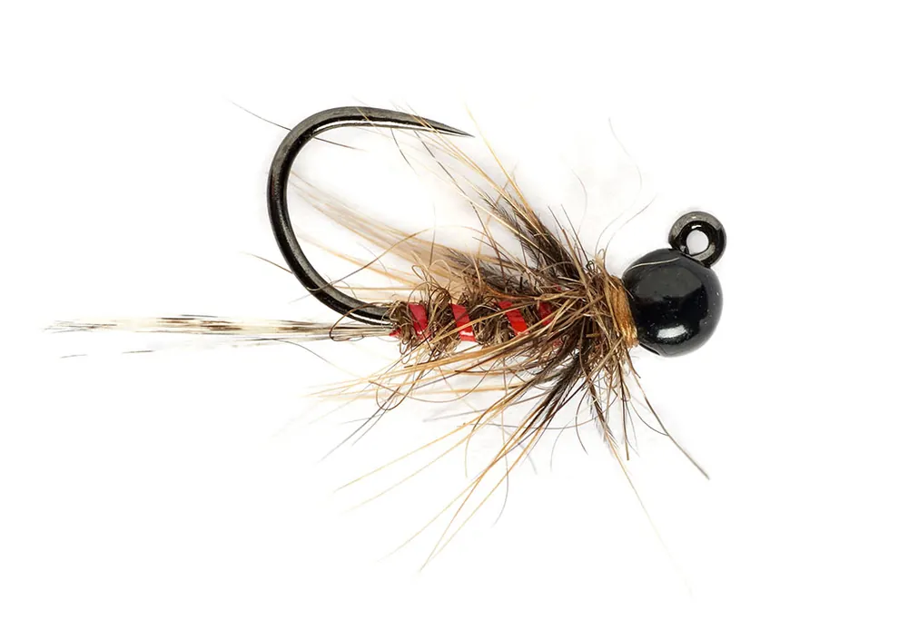 Fulling Mill Nymphe - Tungsten KJ Hot Rib Hare's Ear Jig Barbless-