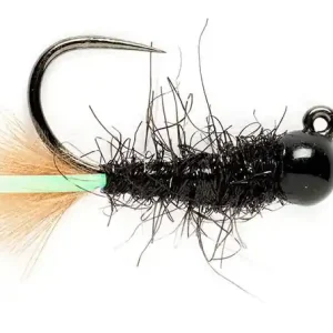 Fulling Mill Nymphe - Tungsten KJ Black Jig Barbless-