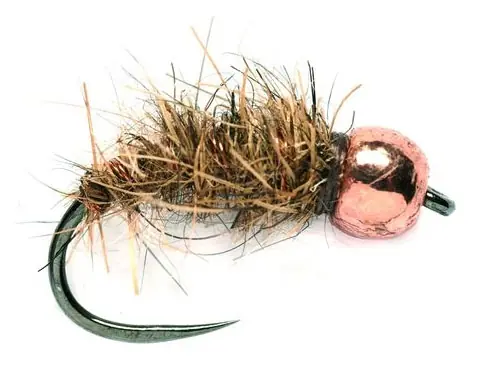 Fulling Mill Nymphe - Hare's Ear Copper Tungsten Barbless-
