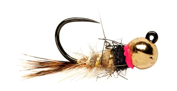 Fulling Mill Nymphe - Rozas Hares Ear Jig Barbless-