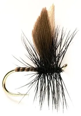 Fulling Mill Trockenfliege - Traditional Black Gnat- 14