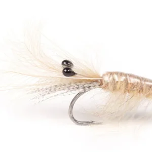 Guideline Meerforellenfliege Sand CDC Shrimp-
