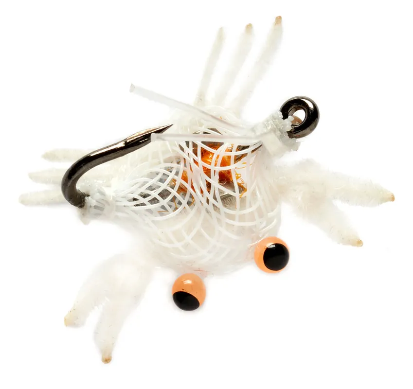 Fulling Mill Salzwasserfliege - Trigger Flexo Crab Weedless white-