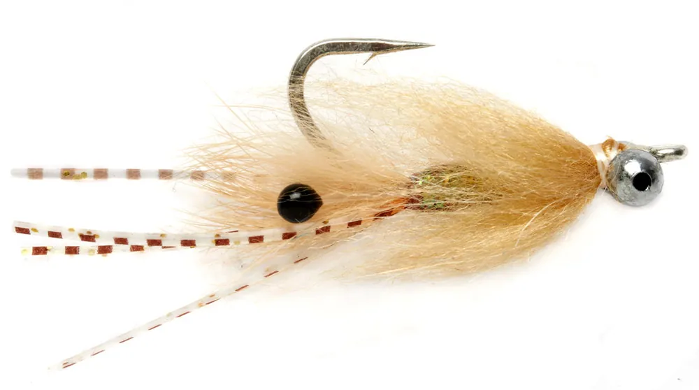 Fulling Mill Salzwasserfliege - Vlahos Bahamas Shrimp tan-