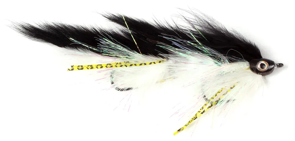 Guideline Streamer - Scull Bunker Zonker black/white-