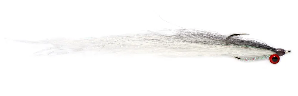 Fulling Mill Streamer - Salty Clouser grey-
