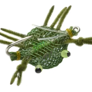 Fulling Mill Salzwasserfliege - Micro Flexo Crab Weedless olive-