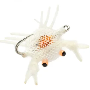 Fulling Mill Salzwasserfliege - Micro Flexo Crab Weedless white-