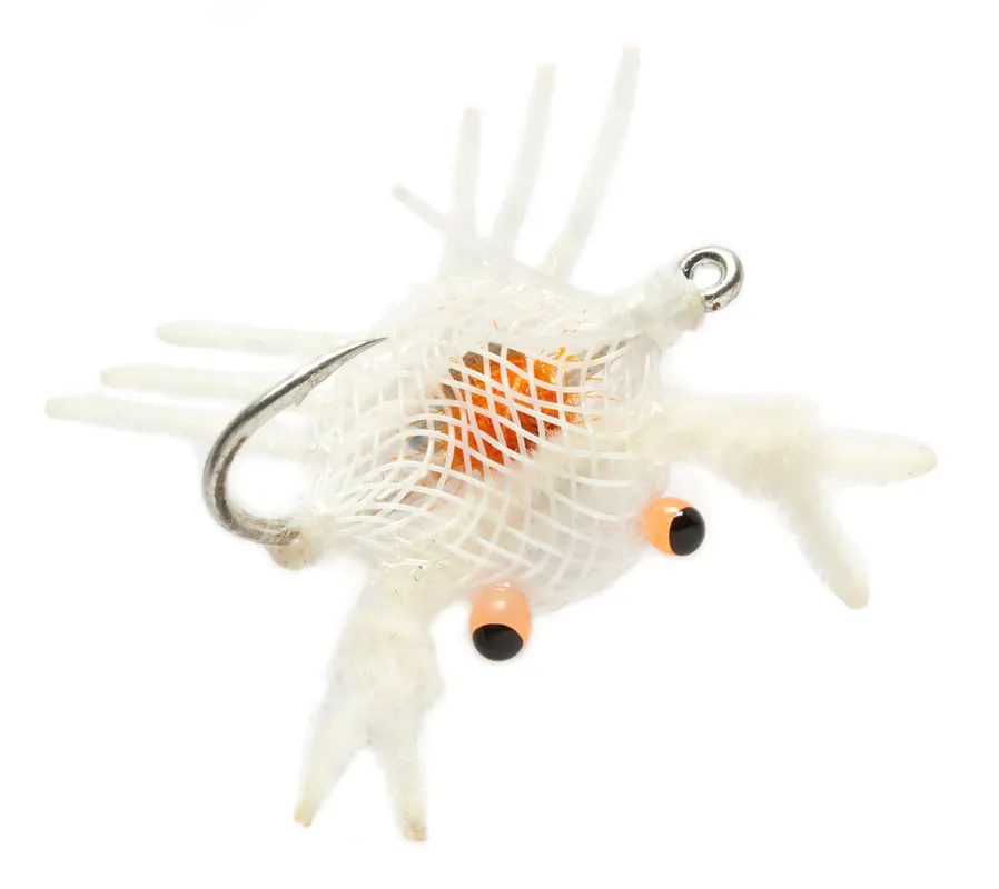 Fulling Mill Salzwasserfliege - Micro Flexo Crab Weedless white-