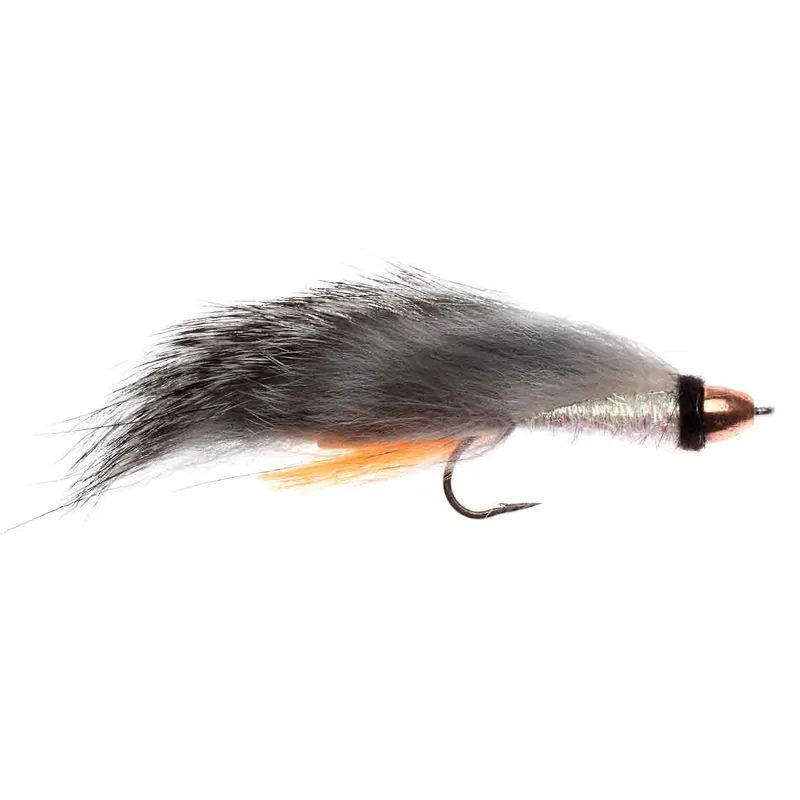 Catchy Flies Streamer - CF91 UH Zonker grey-