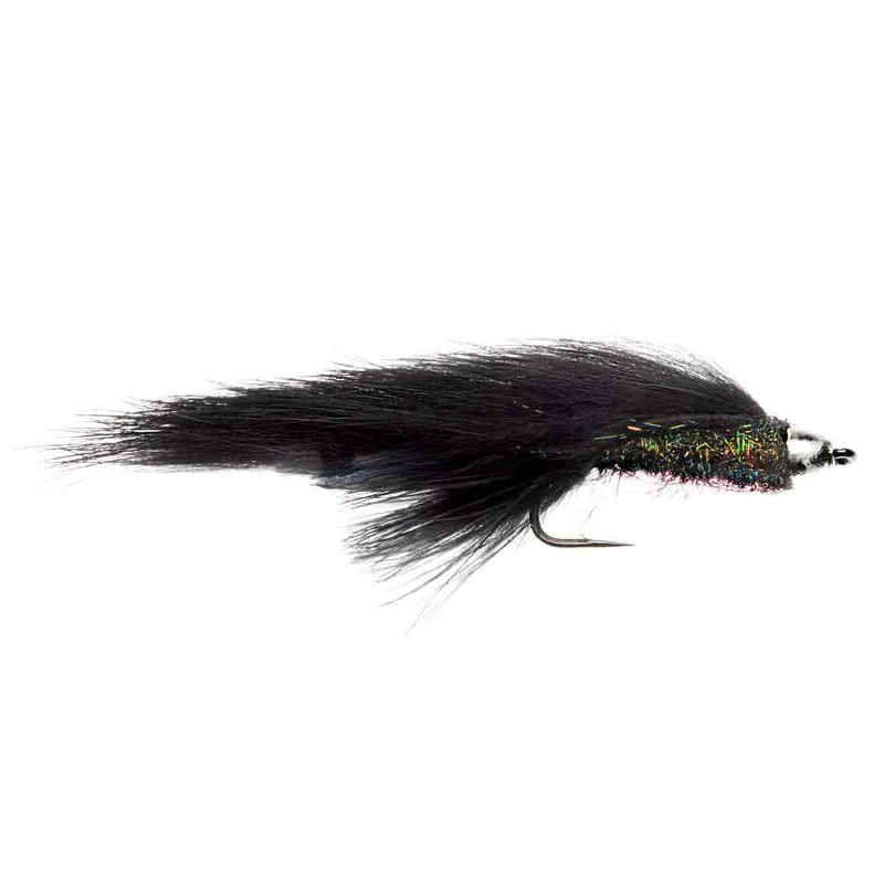 Catchy Flies Streamer - CF92 UH Zonker black-