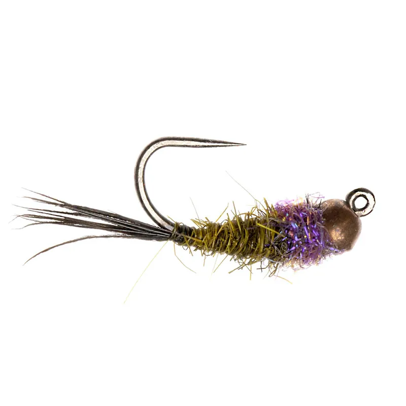 Catchy Flies Nymphe - CF65 CZ Czech Nymph olive-