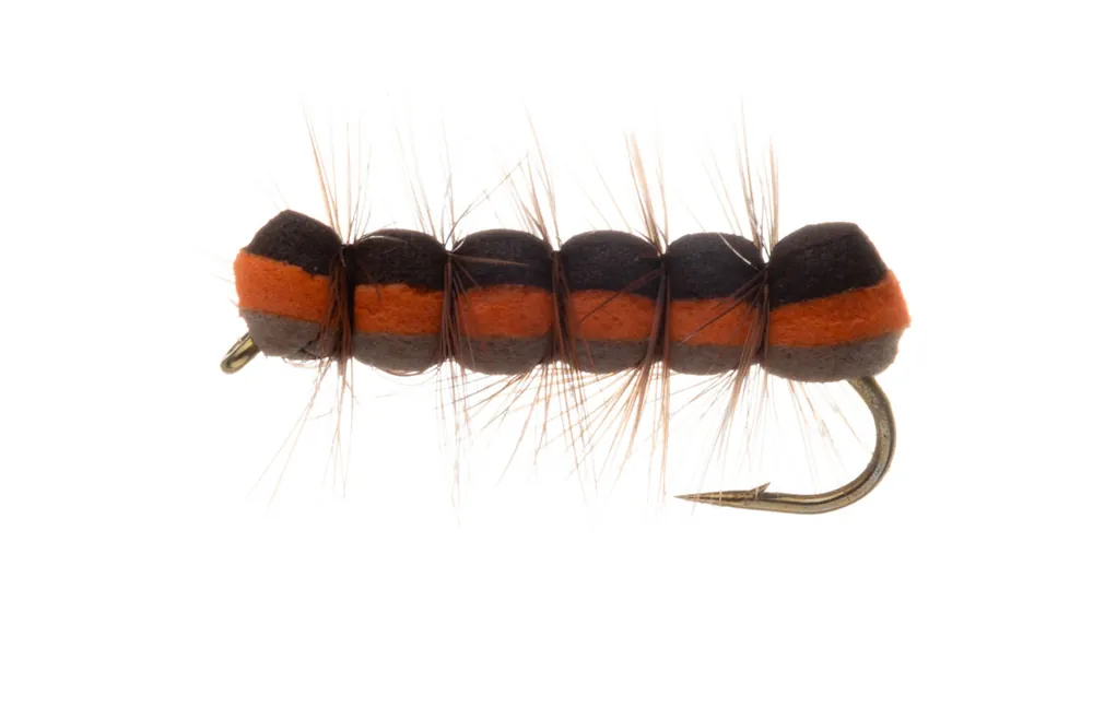 Vania Realistic Brown Caterpillar Trockenfliege-