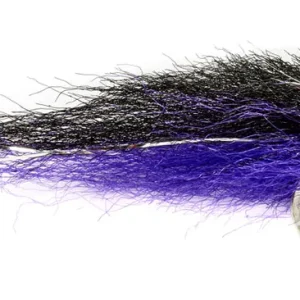 Fulling Mill Streamer - Salty Mullet black & purple-