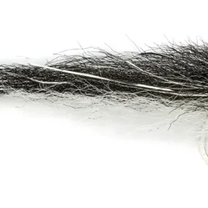 Fulling Mill Streamer - Salty Mullet black & white-