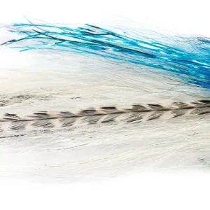 Fulling Mill Streamer - Daz's Blue & White Barsch und Zander Deceiver-