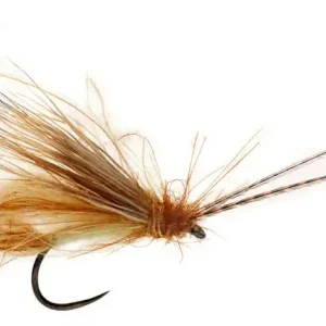 Fulling Mill Trockenfliege - McPhail Bubble Wing Caddis Cinnamon Barbless-