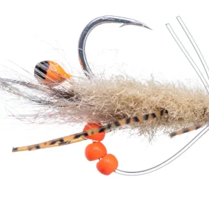 H2O Salzwasserfliege - Rolling Bead Fishient Crab tan-