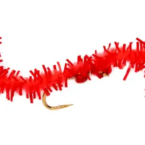 Fulling Mill Nymphe - Chewing Gum Worm red-