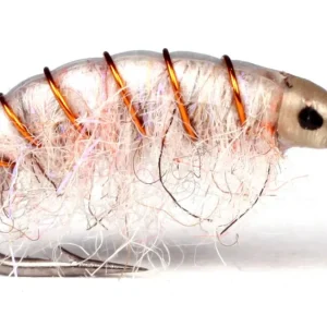 Guideline Meerforellenfliege - UV Gammarus white-