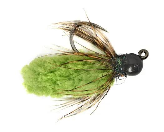 Fulling Mill Nymphe - Mop Fly Chartreuse Barbless-