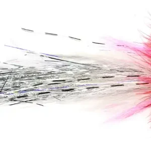 Fulling Mill Streamer - Whistler red & white-
