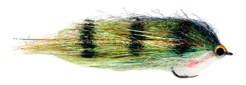 Fulling Mill Hechtstreamer - Clydesdale Green Perch-