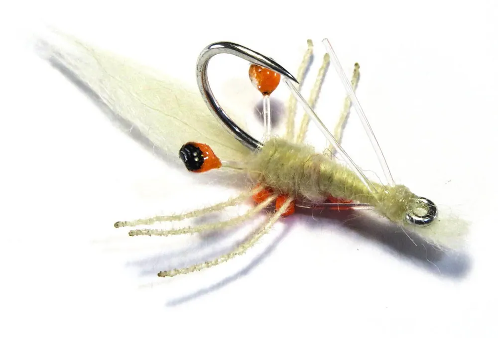 Fishient H2O Salzwasserfliege - James's Sand Prawn beige-