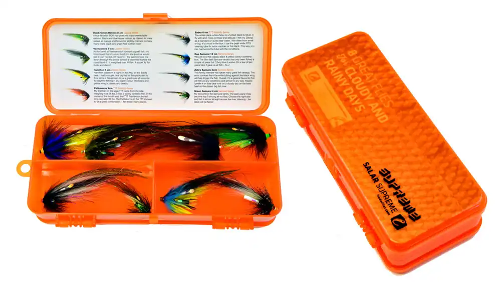 Frödin Fly Selection Cloudy & Rainy Days Fliegenset-