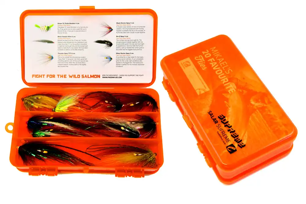 Frödin Fly Selection Mikaels 20 Favourite Flies Fliegenset-