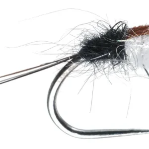 Soldarini Fly Tackle Nymphe - Black and White-
