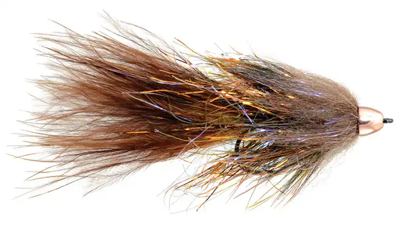 Fulling Mill Streamer - Complex Twist Bugger brown-