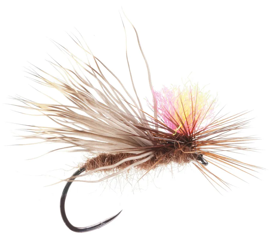 Soldarini Fly Tackle Trockenfliege - Bicolour Parachute Caddis- 10