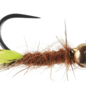 Soldarini Tungsten Jig Nymphe - Peeping Caddis brown- 14